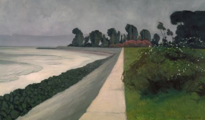 La mer à Honfleur - Félix Vallotton