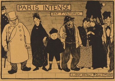Frontispice de "Paris Intense" - Félix Vallotton