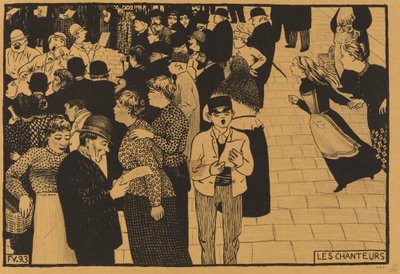 Les Chanteurs - Félix Vallotton