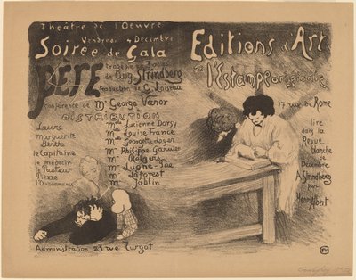 Père : tragédie en 3 actes de Aug. Strindberg, 1894 - Félix Vallotton