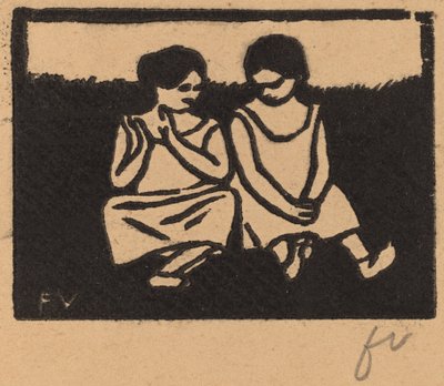 Deux Fillettes en Chemise - Félix Vallotton