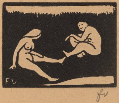 Deux baigneuses assises - Félix Vallotton
