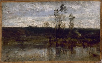 Bord de rivière, entre 1850 et 1860 - Félix Ziem