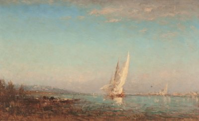 Martigues, la voile blanche, entre 1890 et 1895 - Félix Ziem