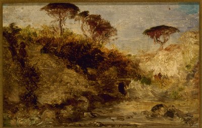 Naples, pins parasols, entre 1850 et 1862 - Félix Ziem