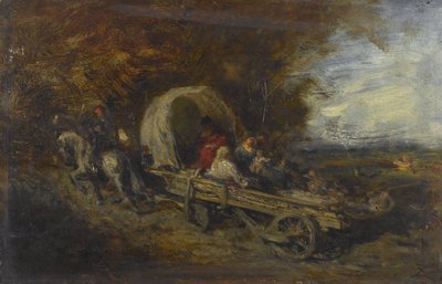 La Carrosse, entre 1843 et 1844 - Félix Ziem