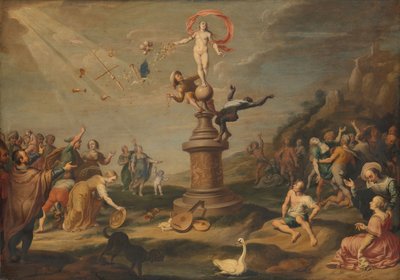Fortuna distribuant ses dons, vers 1645 - Floquet or Flocket Simon Flocquet