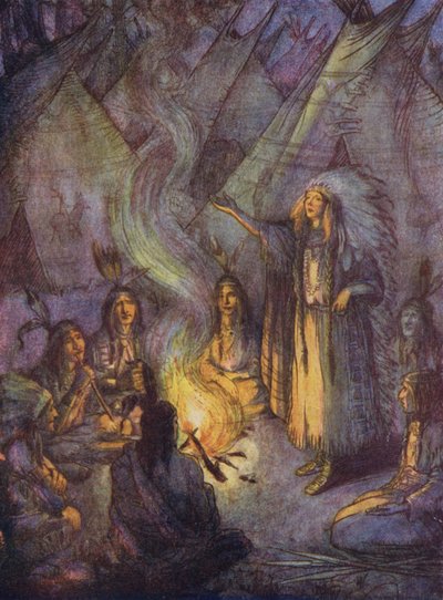 Peaux-Rouges et leurs wigwams - Flora White