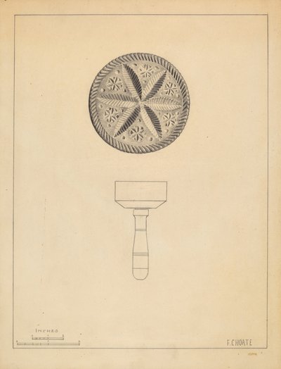 Tampon à beurre - Florence Choate