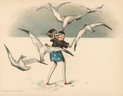 Illustration pour Les aventures polaires de Golliwogg - Florence K. Upton