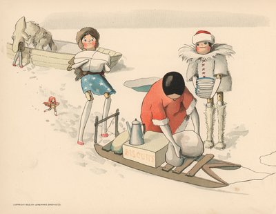 Illustration pour Les aventures polaires de Golliwogg - Florence K. Upton