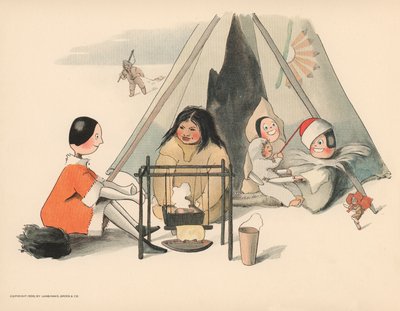Illustration pour Les aventures polaires de Golliwogg - Florence K. Upton