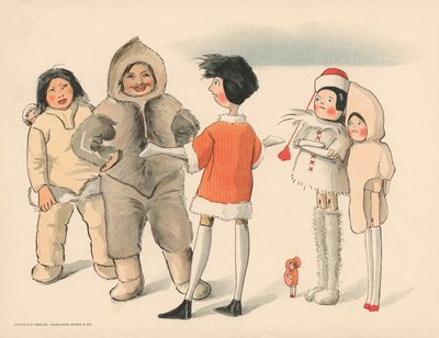 Illustration pour Les aventures polaires de Golliwogg - Florence K. Upton