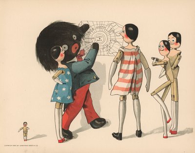 Illustration pour Les aventures polaires de Golliwogg - Florence K. Upton