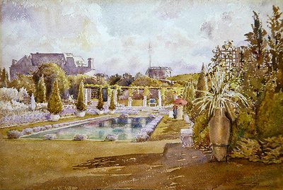 Vue du jardin d