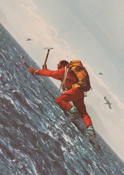 Le montagnard, 2021 (collage) - Florent Bodart
