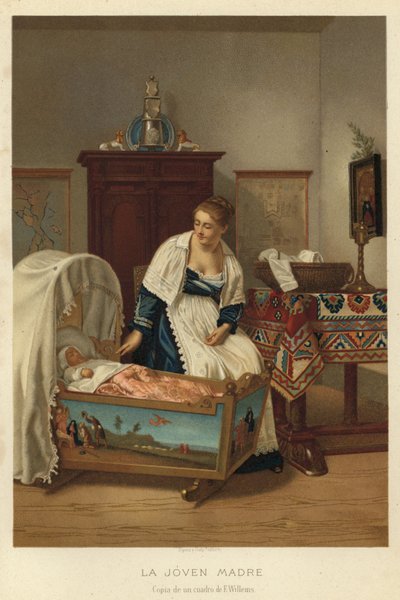La jeune mère - Florent Willems
