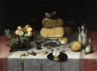 Nature morte avec fromage, c.1615 - Floris Claesz. van Dyck