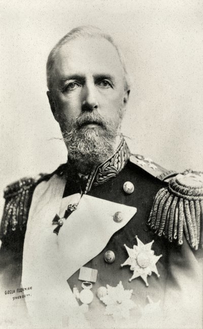Portrait de Oscar II , roi de Suede et de Norvege (photo) - Florman Gosla