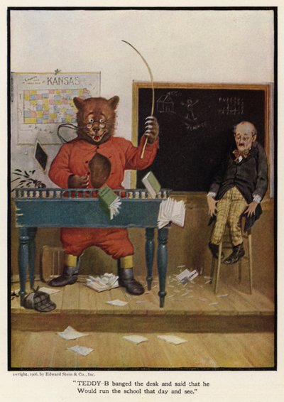 Teddy - B a frappé sur le bureau et a dit qu