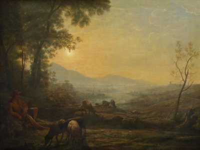 Le berger - Follower of Claude Lorrain