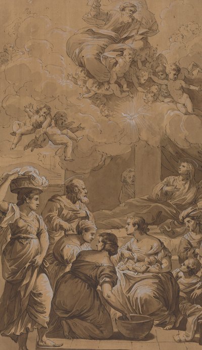 Naissance de la Vierge - Follower of Francesco Fontebasso