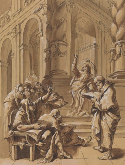Le Christ parmi les docteurs - Follower of Francesco Fontebasso