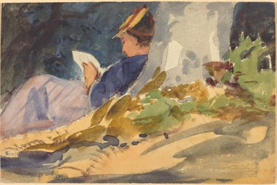 Repos - Follower of John Singer Sargent