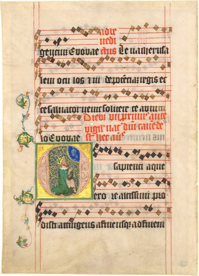 David en prière - Follower of Master of the Golden Bull