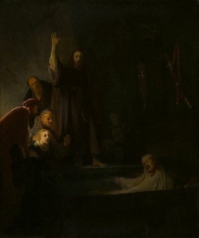 La Résurrection de Lazare - Follower of Rembrandt van Rijn