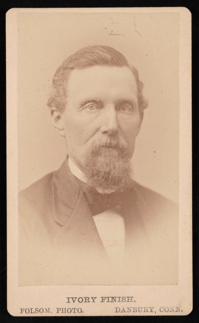 Portrait de B.B. Kellogg, avant 1876 - Folsom Photo