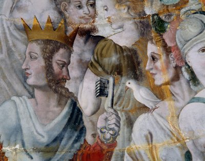 Janus avec les clés de la ville de Rome et Junon - Fontainebleau School