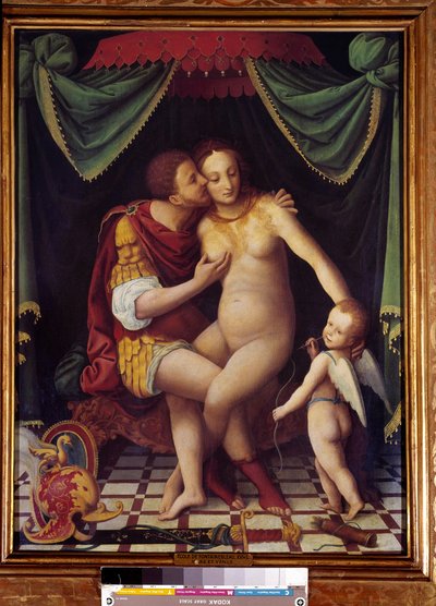 Vénus et Mars Représentation des deux divinités s