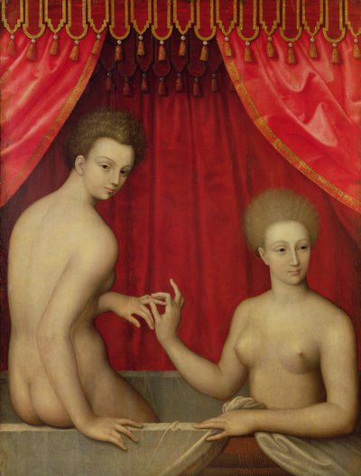 Femmes se baignant - Fontainebleau School