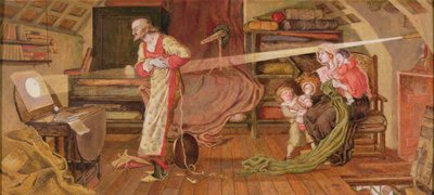 Crabtree observant le transit de Vénus en 1639 - Ford Madox Brown