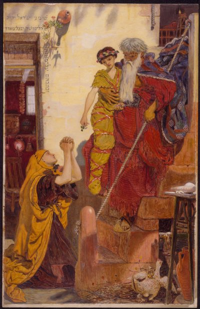 Élie et le fils de la veuve - Ford Madox Brown