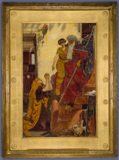 Élie et le fils de la veuve, 1864 - Ford Madox Brown