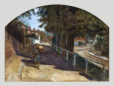 Heath Street, Hampstead - Ford Madox Brown