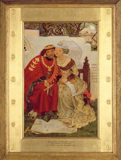 La lune de miel du roi René - Ford Madox Brown