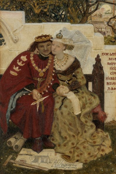La lune de miel du roi René - Ford Madox Brown