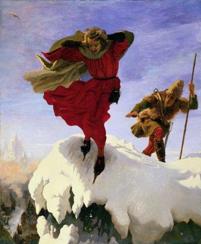 Manfred sur la Jungfrau - Ford Madox Brown