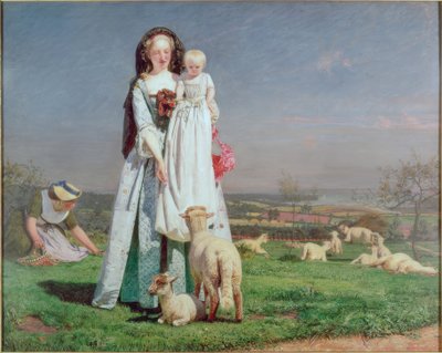 Jolis petits agneaux - Ford Madox Brown