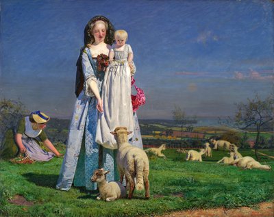 Jolis agneaux, 1850s - Ford Madox Brown