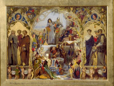 Les graines et les fruits de la poésie anglaise - Ford Madox Brown