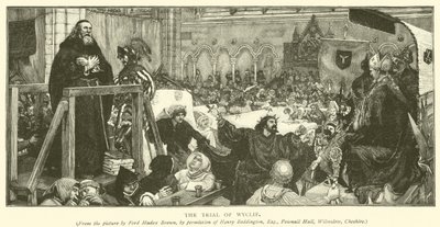 Le procès de Wyclif - Ford Madox Brown
