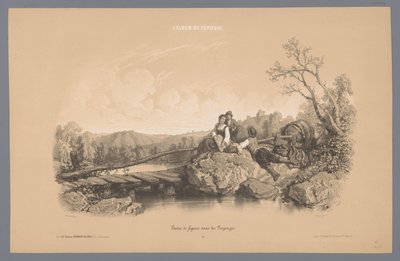 Femme avec deux garçons près d