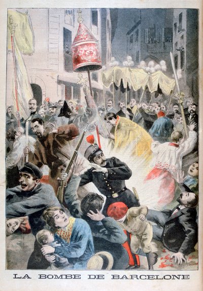 Une bombe à Barcelone, 1896 - Fortuné Méaulle