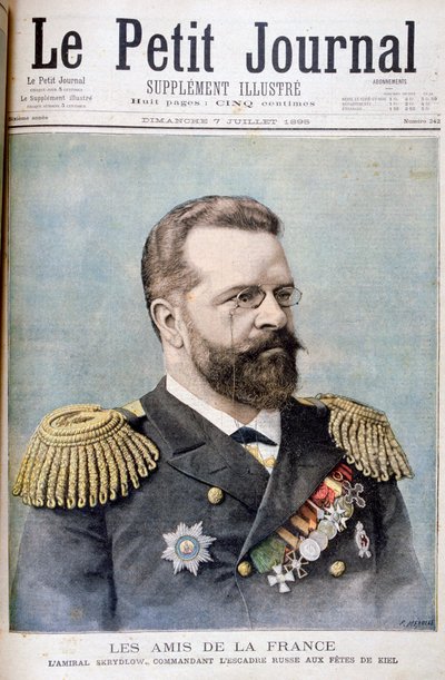 Amiral Nikolaï Skrydlov, officier de marine russe - Fortuné Méaulle