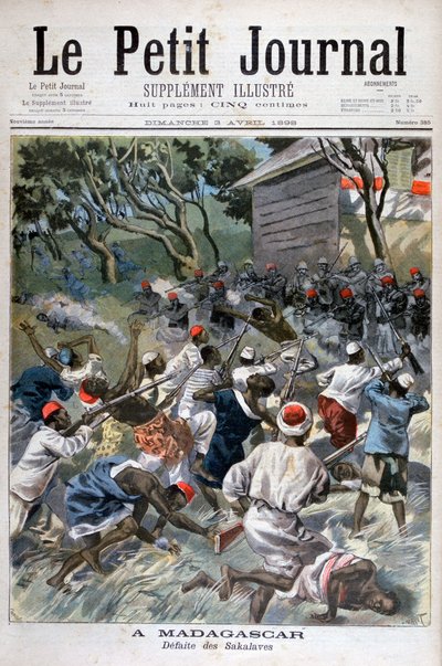 Défaite des Sakalava, Madagascar, 1898 - Fortuné Méaulle