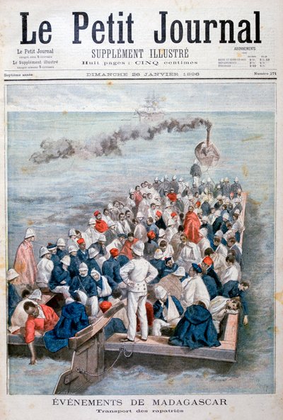 Événements à Madagascar : le rapatriement des troupes françaises, 1896 - Fortuné Méaulle